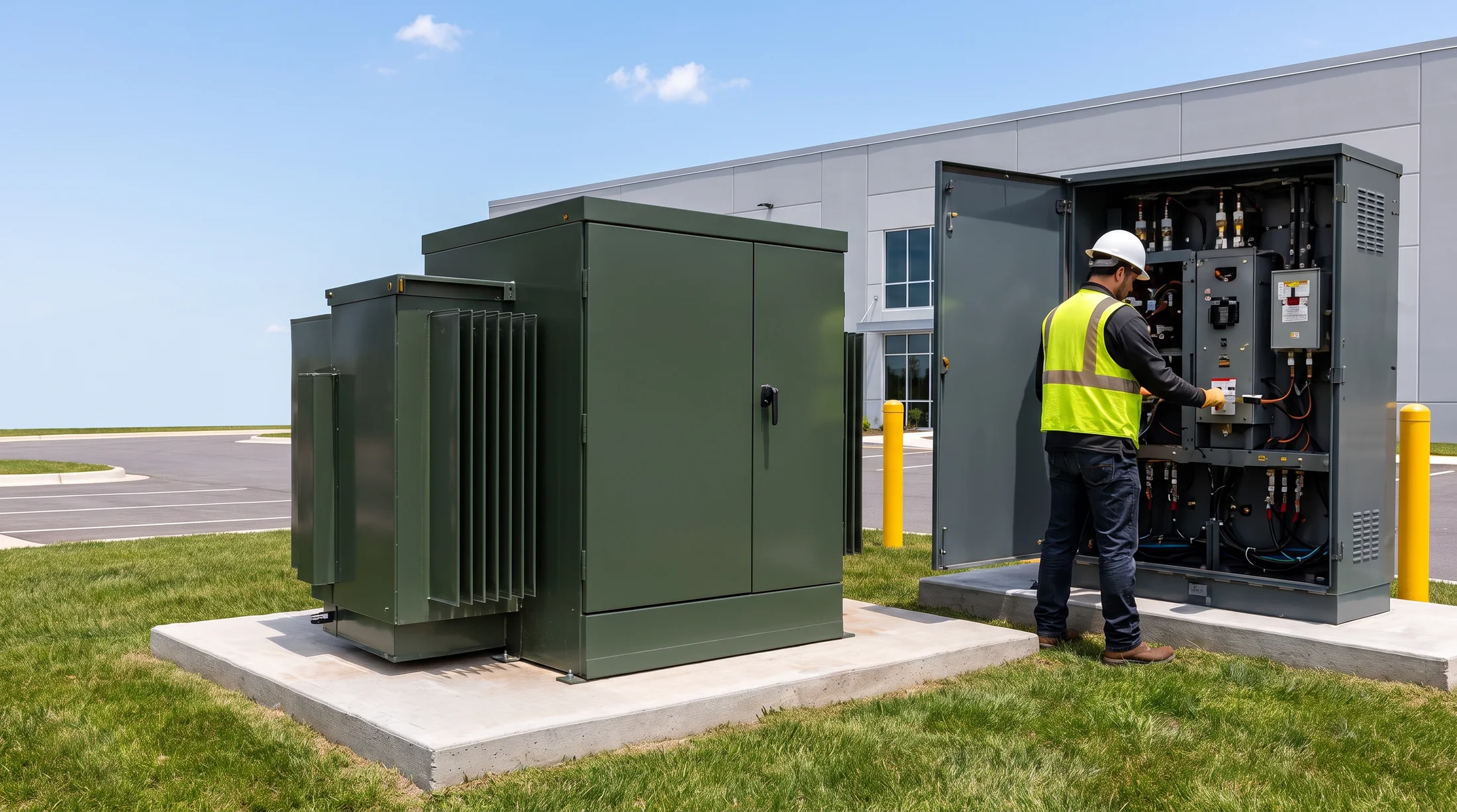 Pad-mounted transformer inspection